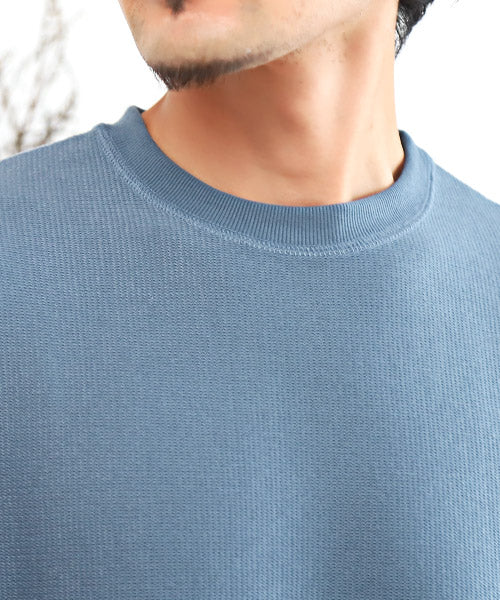 ラグスタイル LUXSTYLE ミラノリブクルーネックBIGニットソー/ニットソー メンズ ミラノリブ ニット セーター カットソー ビッグシルエット