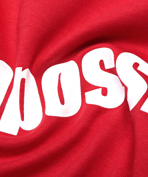 ラグスタイル LUXSTYLE Impossibleロゴプリント半袖Tシャツ/Tシャツ メンズ レディース 半袖 ロゴ プリント 英字 プリントTシャツ (ホワイト) ホワイト