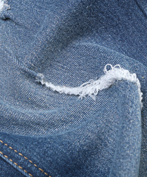 ラグスタイル LUXSTYLE ダメージスキニーデニムパンツ/デニムパンツ メンズ スキニーパンツ ストレッチ ダメージ スリム