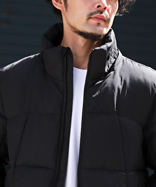 LUXSTYLE Rag Style Mid-Weight Switch Jacket / Mid-Weight Jacket Men's Blouson Hood Fake Down Warm Cold Protection