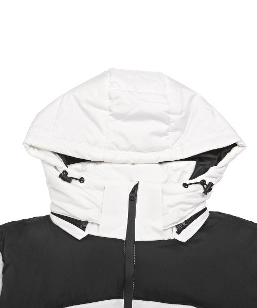 LUXSTYLE Rag Style Mid-Weight Switch Jacket / Mid-Weight Jacket Men's Blouson Hood Fake Down Warm Cold Protection
