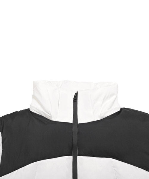 LUXSTYLE Rag Style Mid-Weight Switch Jacket / Mid-Weight Jacket Men's Blouson Hood Fake Down Warm Cold Protection