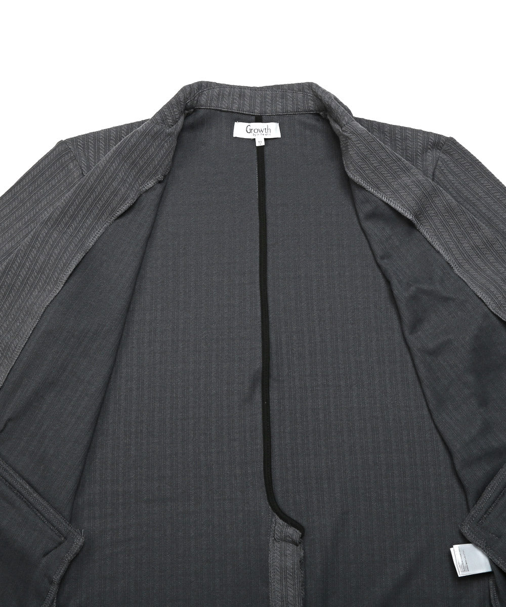 ラグスタイル LUXSTYLE ケーブル2Bジャケット/テーラードジャケット メンズ 2ボタン ケーブルジャガード ストレッチ