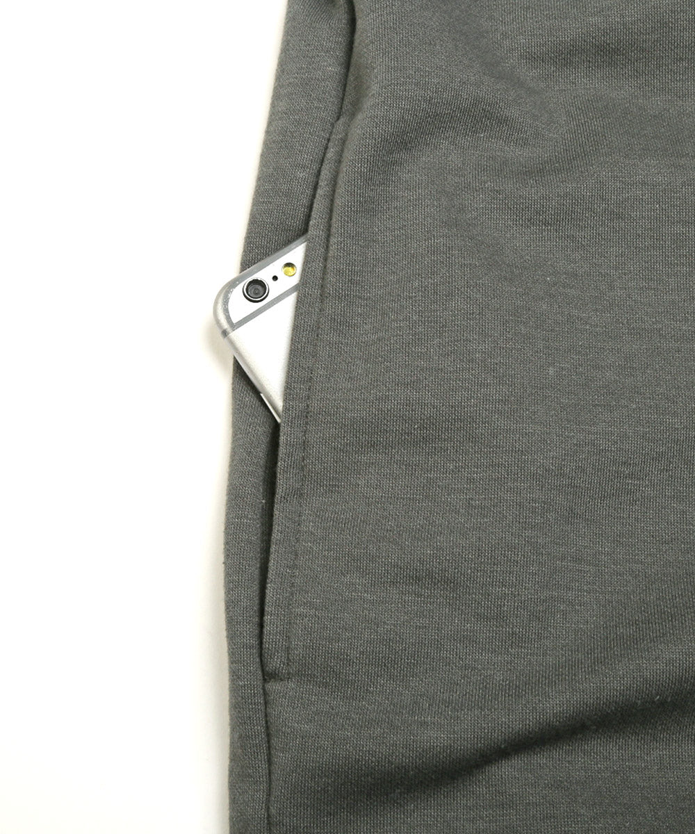 拉格風格 LUXSTYLE 半拉鍊刺繡立領短袖T恤/T恤 男士 短袖 半拉鍊 ZIP 玫瑰 刺繡 標誌 上衣 立領