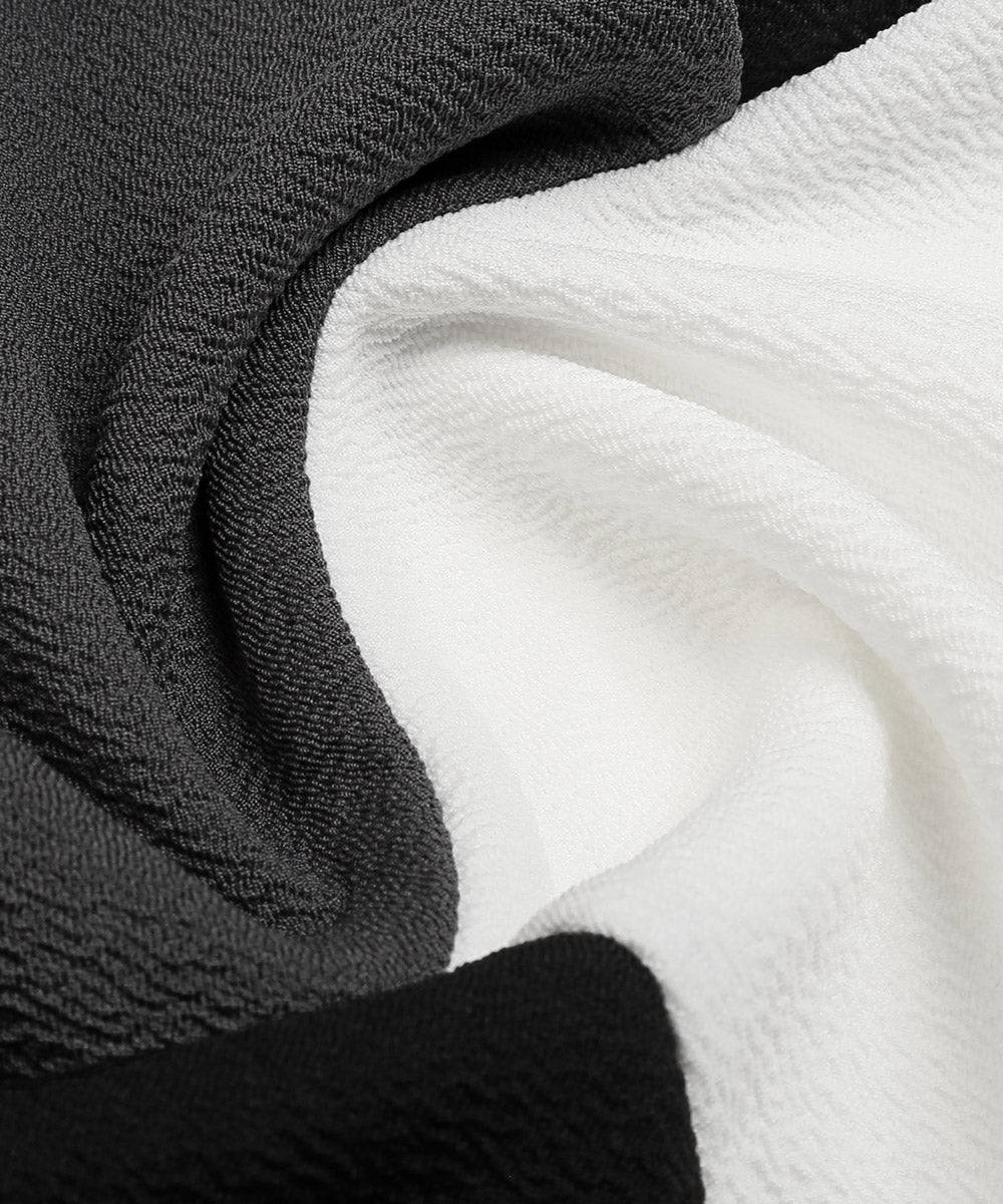 ラグスタイル LUXSTYLE 梨地カラー切り替え半袖Tシャツ/Tシャツ 半袖 メンズ レディース 半袖Tシャツ 春 夏 ビッグシルエット バイカラー