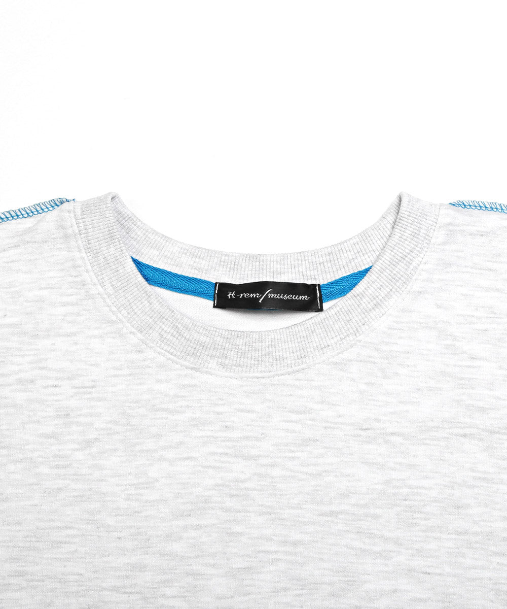 ラグスタイル LUXSTYLE 無地ステッチ半袖Tシャツ/Tシャツ 半袖 トップス メンズ レディース 春夏 サマー ビッグシルエット