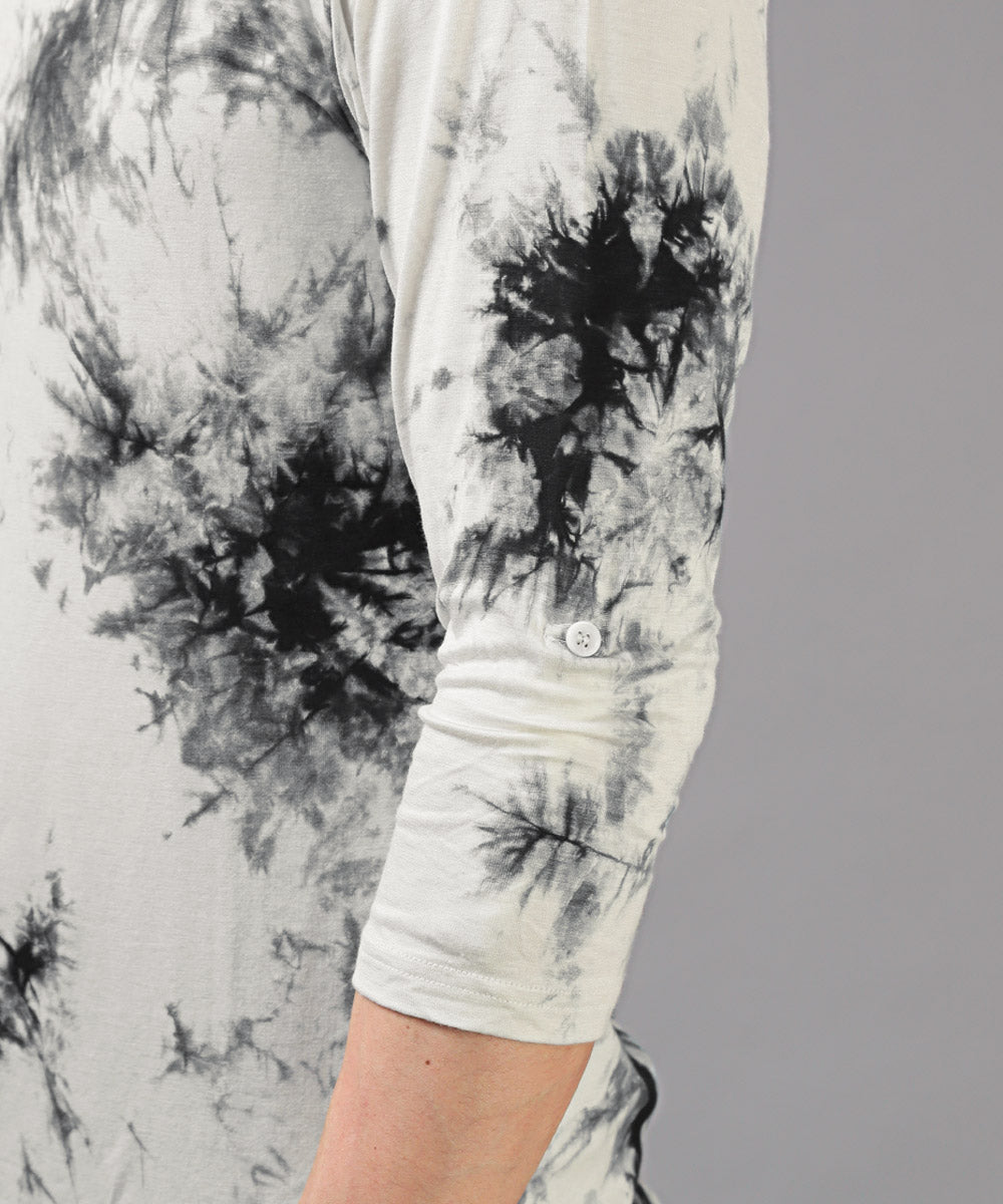 ラグスタイル LUXSTYLE タイダイ染め7分袖Tシャツ&アシンメトリータンクトップ/Tシャツ タンクトップ 7分袖 2セット 2P メンズ レディース 春 夏 秋