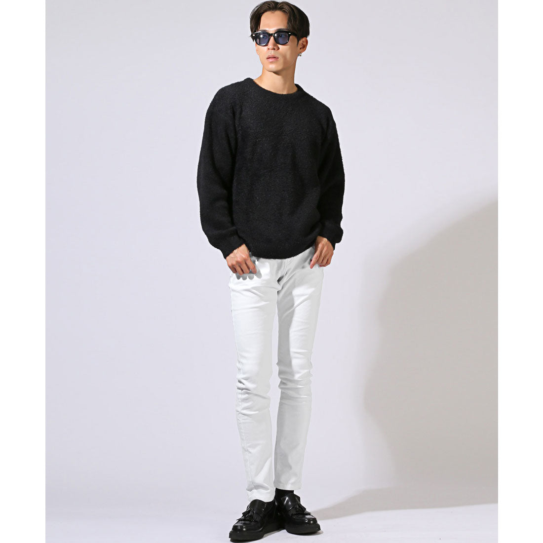 ラグスタイル LUXSTYLE スーパーストレッチ裏起毛パンツ/裏起毛 ストレッチ 大きいサイズ ボトムス チノパン 暖か あったか 防寒