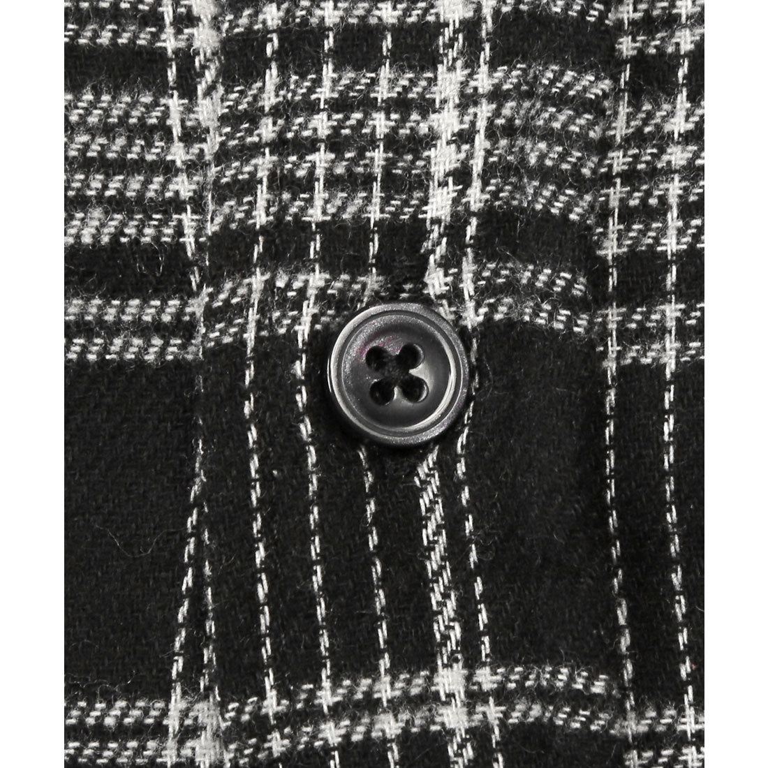 ラグスタイル LUXSTYLE 長袖先染めチェック柄ネルシャツ/チェック柄 先染め レギュラーカラー 秋服 春服 胸ポケット オーバーサイズ