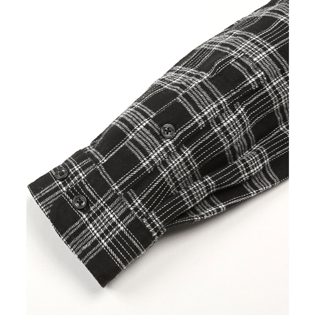 ラグスタイル LUXSTYLE 長袖先染めチェック柄ネルシャツ/チェック柄 先染め レギュラーカラー 秋服 春服 胸ポケット オーバーサイズ