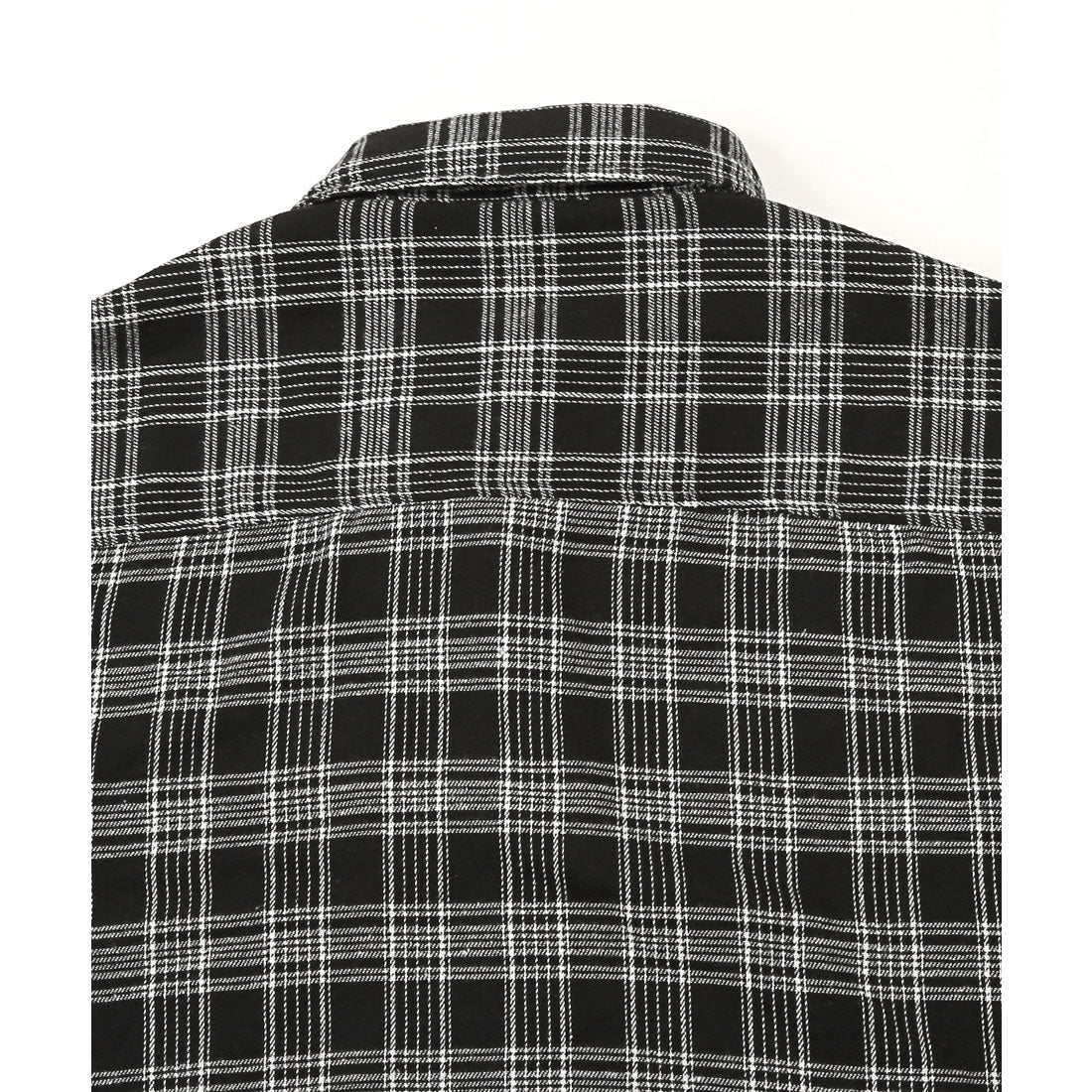 ラグスタイル LUXSTYLE 長袖先染めチェック柄ネルシャツ/チェック柄 先染め レギュラーカラー 秋服 春服 胸ポケット オーバーサイズ