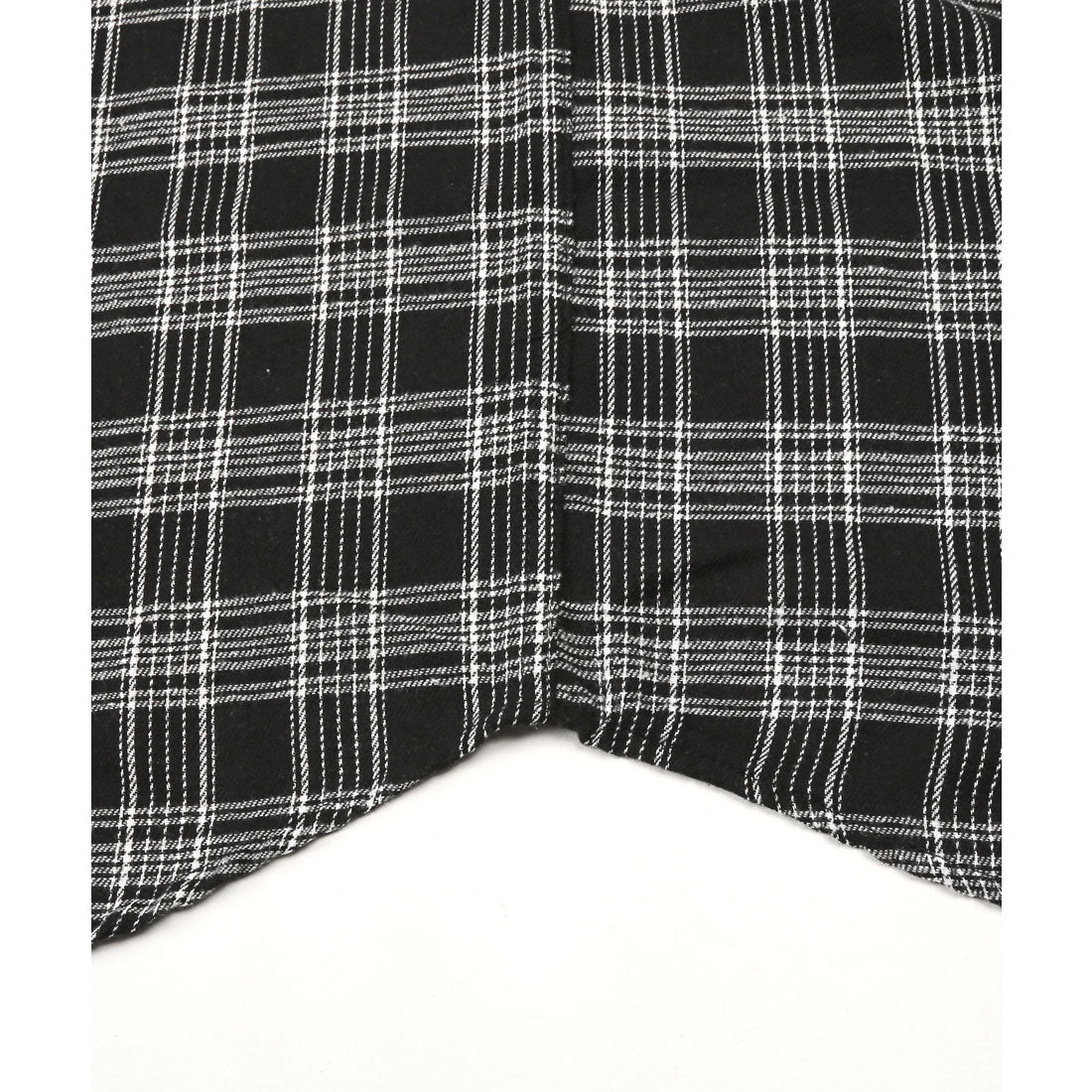 ラグスタイル LUXSTYLE 長袖先染めチェック柄ネルシャツ/チェック柄 先染め レギュラーカラー 秋服 春服 胸ポケット オーバーサイズ