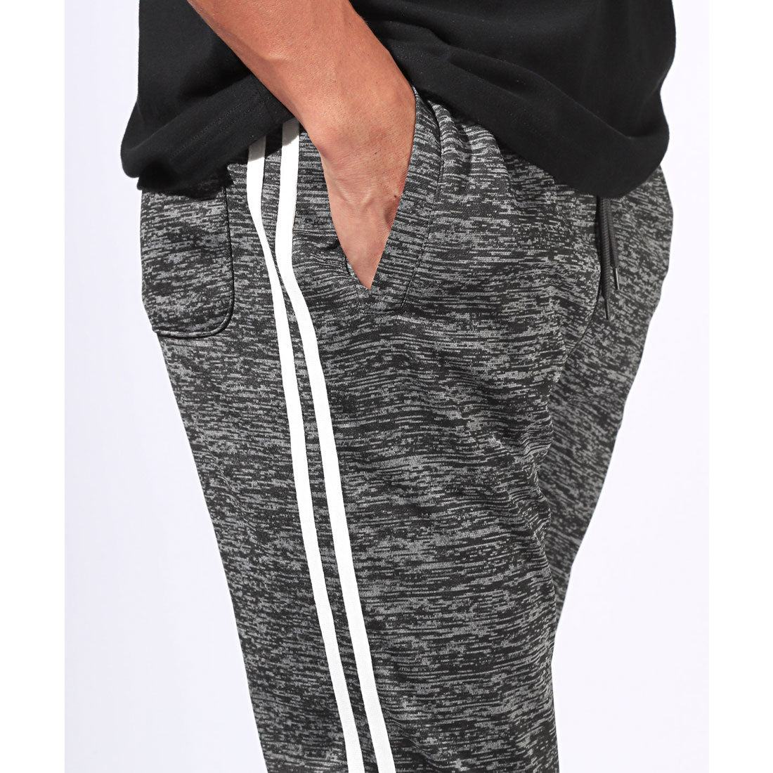 拉格風格 LUXSTYLE 2條線運動褲/汗衫輕便褲 運動褲 夏季 春季 秋季 9分長 裾踝長 2條線 側線 修身