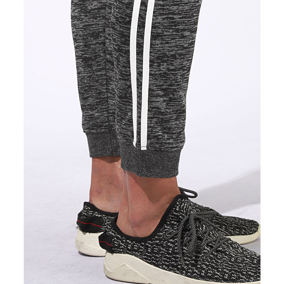 拉格風格 LUXSTYLE 2條線運動褲/汗衫輕便褲 運動褲 夏季 春季 秋季 9分長 裾踝長 2條線 側線 修身