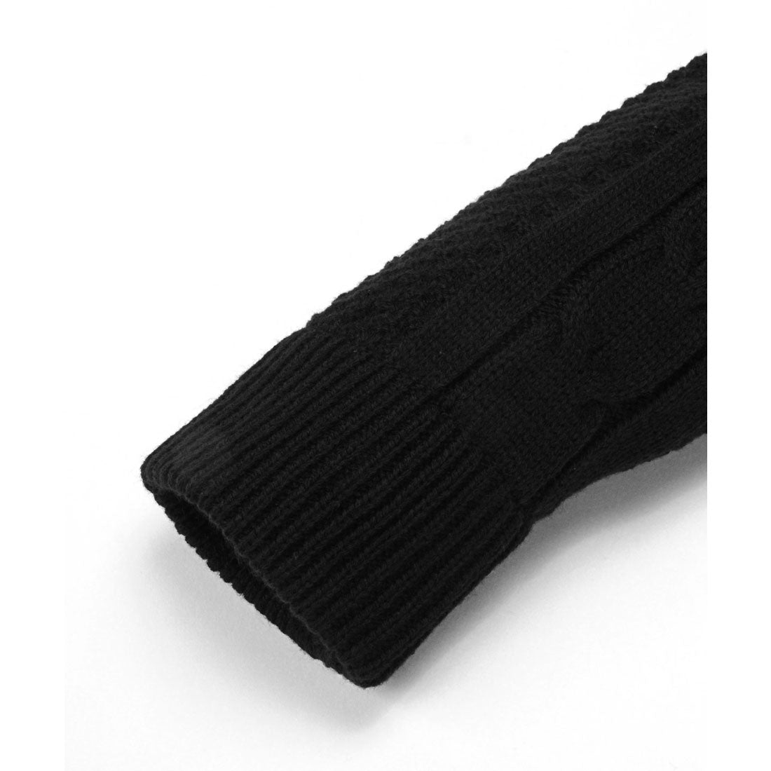 ラグスタイル LUXSTYLE アラン柄ダブルジップアップジャケット/カーディガン メンズ レディース アラン柄 ケーブル編み ドライバーズニット オーバーサイズ ゆったり