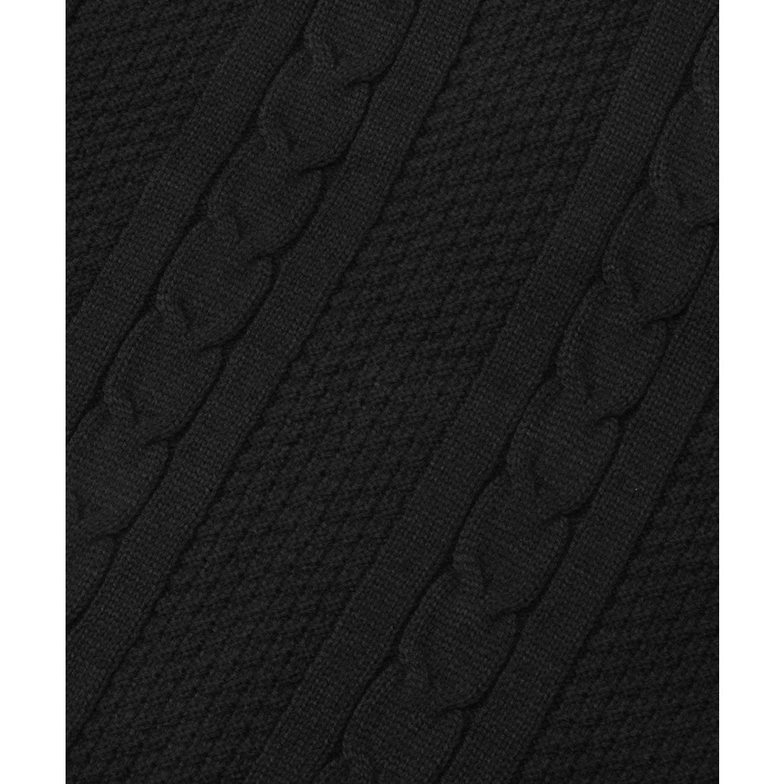 ラグスタイル LUXSTYLE アラン柄ダブルジップアップジャケット/カーディガン メンズ レディース アラン柄 ケーブル編み ドライバーズニット オーバーサイズ ゆったり