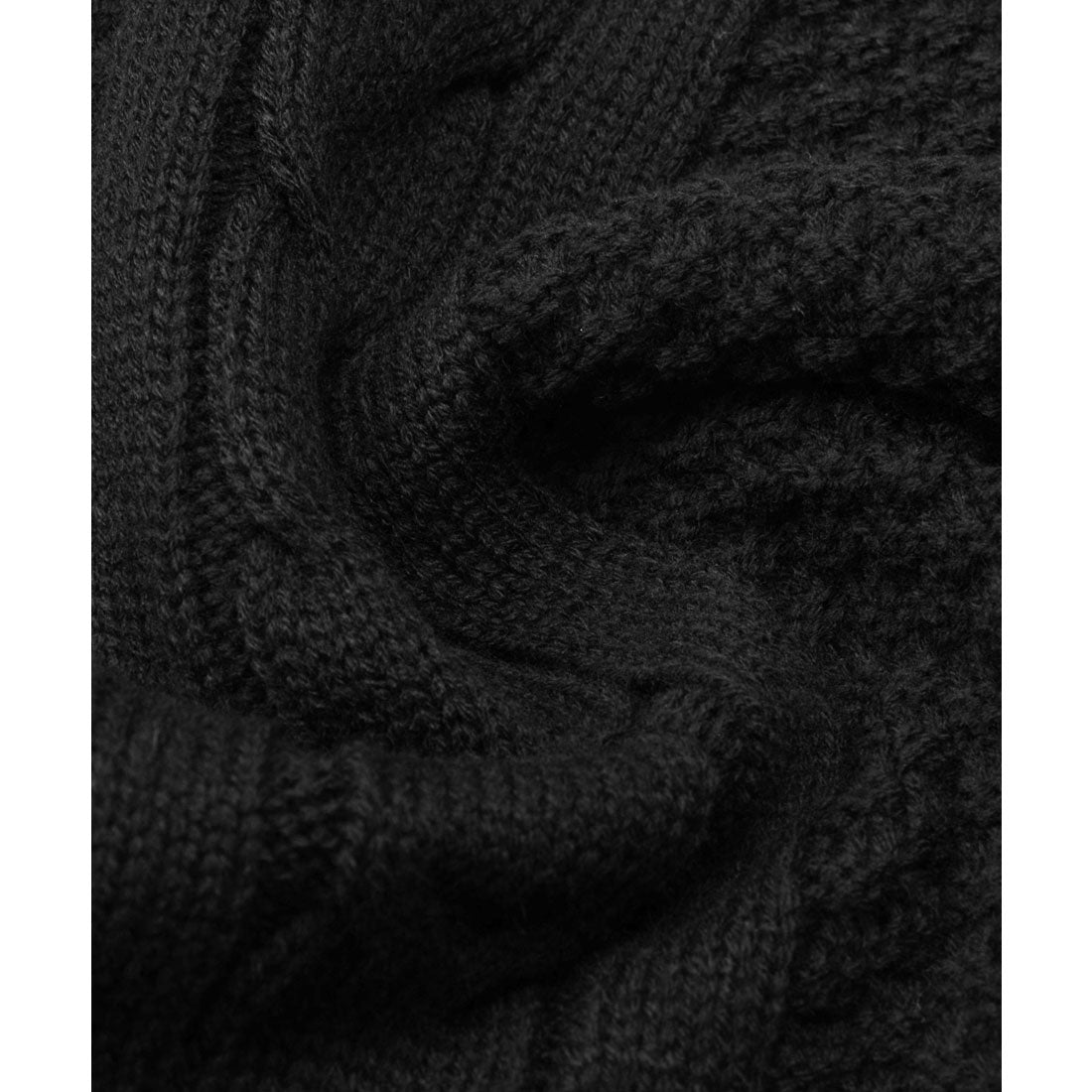 ラグスタイル LUXSTYLE アラン柄ダブルジップアップジャケット/カーディガン メンズ レディース アラン柄 ケーブル編み ドライバーズニット オーバーサイズ ゆったり