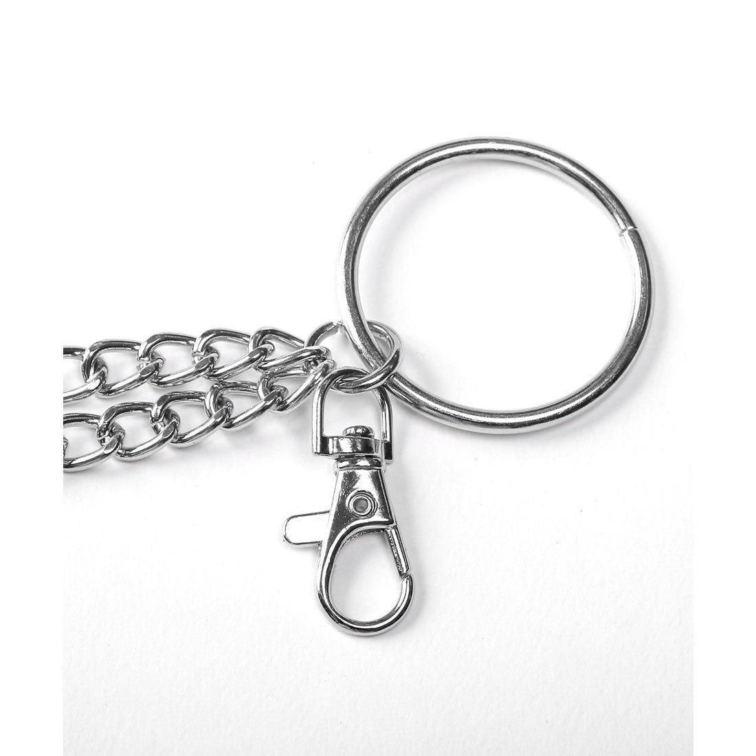 Rug Style LUXSTYLE Stainless Steel Wallet Chain/Chain silver Accessories Belt Key Ring Key Holder