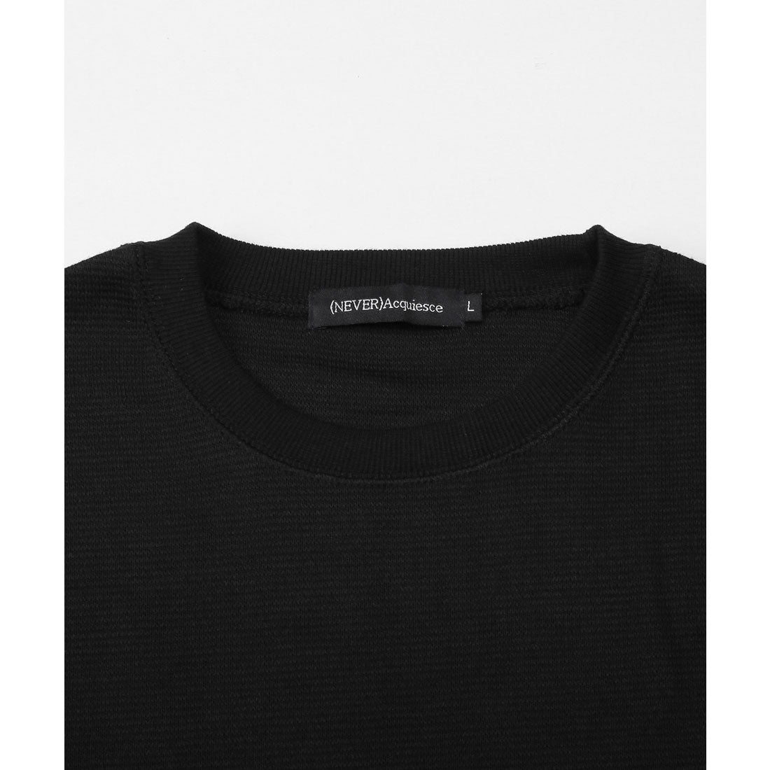 ラグスタイル LUXSTYLE ミラノリブニットソークルーネックロンT/Tシャツ セーター カットソー ミラノリブ リブニット 無地 クルーネック 丸首 柔らか ふんわり (ディープブルー) ディープブルー