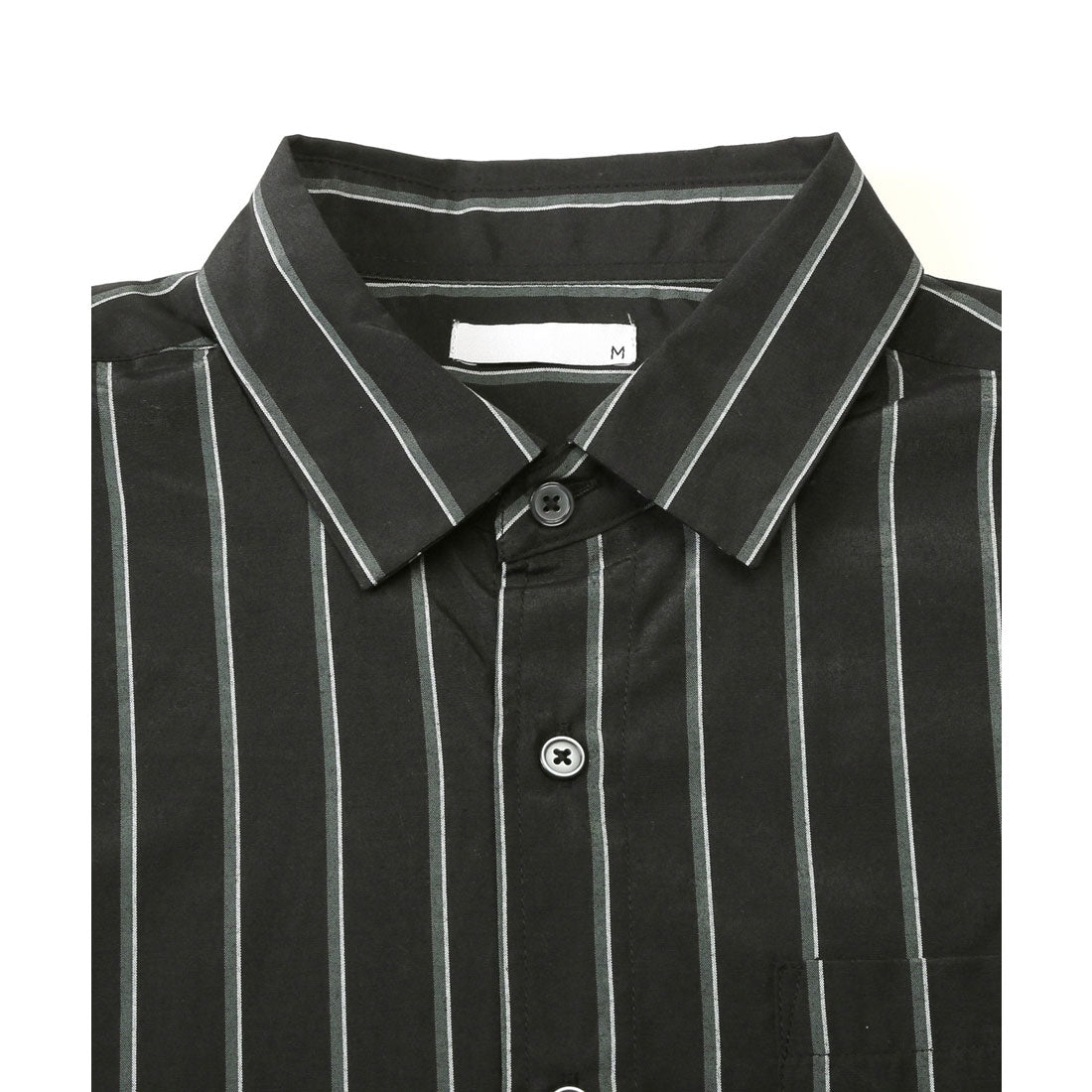 ラグスタイル LUXSTYLE 総柄ワイドシルエット長袖シャツ/シャツ 長袖 Yシャツ ワイシャツ カジュアルシャツ チェックシャツ メンズ チェック柄 ストライプ柄 総柄 柄シャツ (C) C