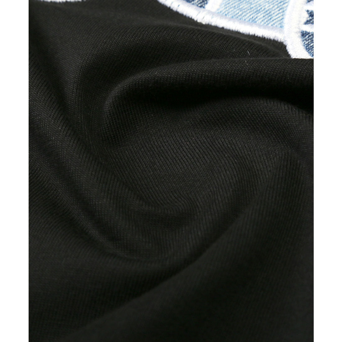 ラグスタイル LUXSTYLE LUXE/R(ラグジュ)デニムベア半袖Tシャツ/トップス カットソー メンズ ブランド 刺繍 ワッペン アップリケ デニム パッチワーク 切替 天竺 (ホワイト) ホワイト