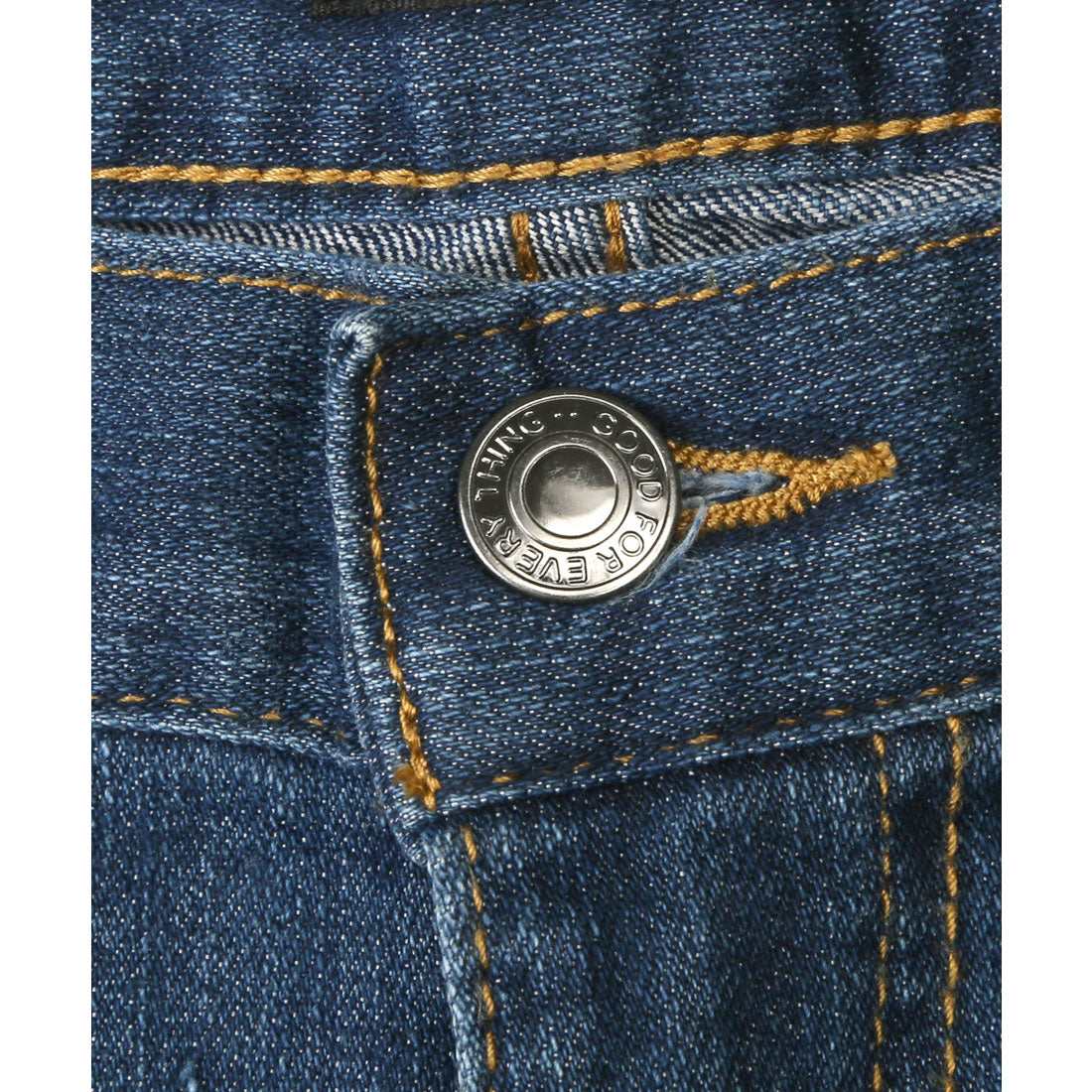 ラグスタイル LUXSTYLE テーパードデニムパンツ/ジーンズ ジーパン Gパン スキニー メンズ テーパード スリム 細身 フルレングス YKK ユーズド加工 ストレッチ (ブルー) ブルー