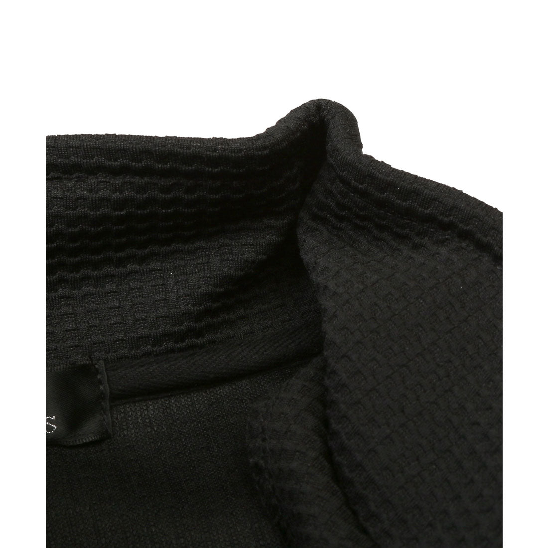 ラグスタイル LUXSTYLE ふくれワッフル柄イタリアンカラー半袖ポロシャツ/半袖 ふくれ ワッフル 無地 イタリアンカラー スタンドカラー ワイヤー入り 立ち襟 ストレッチ 細身 (ホワイト) ホワイト