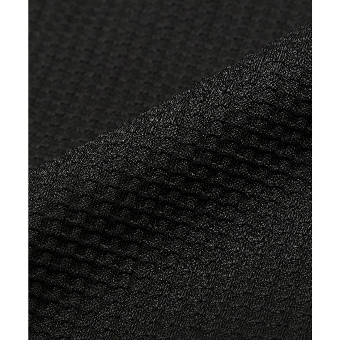 ラグスタイル LUXSTYLE ふくれワッフル柄イタリアンカラー半袖ポロシャツ/半袖 ふくれ ワッフル 無地 イタリアンカラー スタンドカラー ワイヤー入り 立ち襟 ストレッチ 細身 (ホワイト) ホワイト