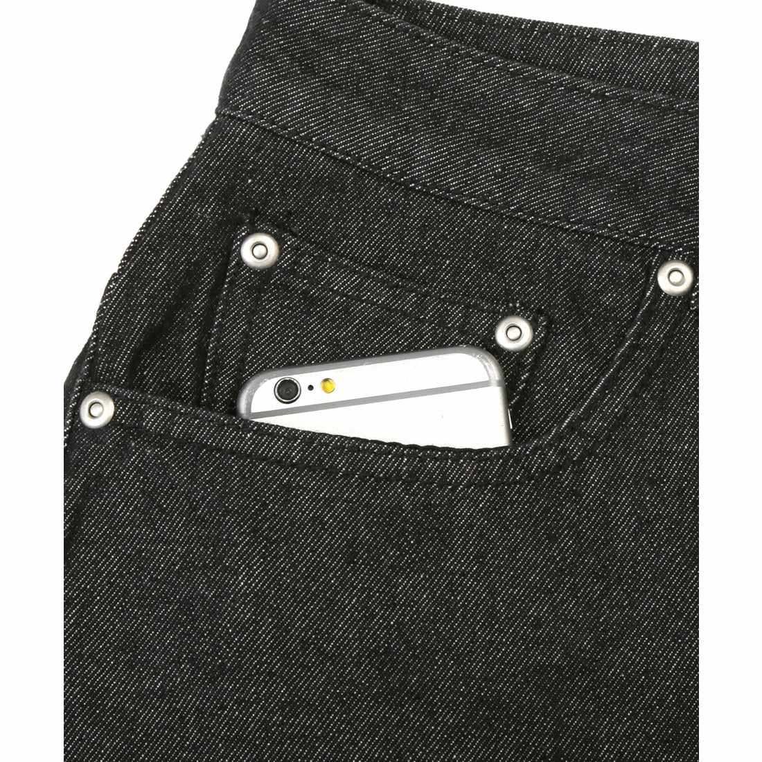 ラグスタイル LUXSTYLE デニムワイドテーパードパンツ/テーパードパンツ メンズ 大きいサイズ リラックスシルエット カジュアル ケミカル ワンウォッシュ ヴィンテージ 無地 通年 (ブルーケミカル) ブルーケミカル