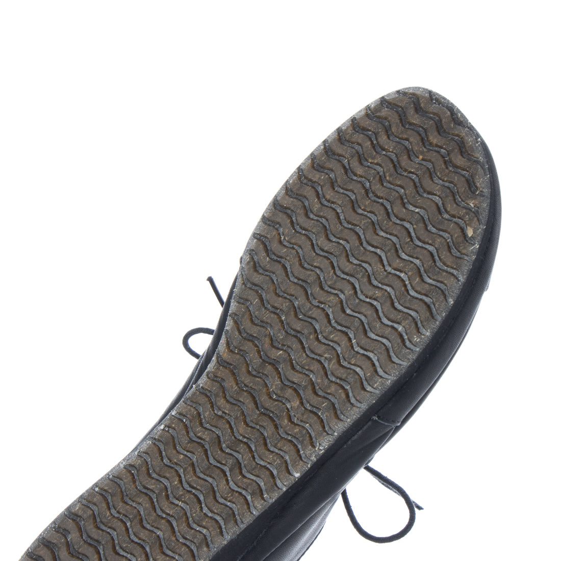 ミラスポーツ Milla sports 楽ちん 柔らかレザー レースアップ カジュアルシューズ (ブラック) ブラック