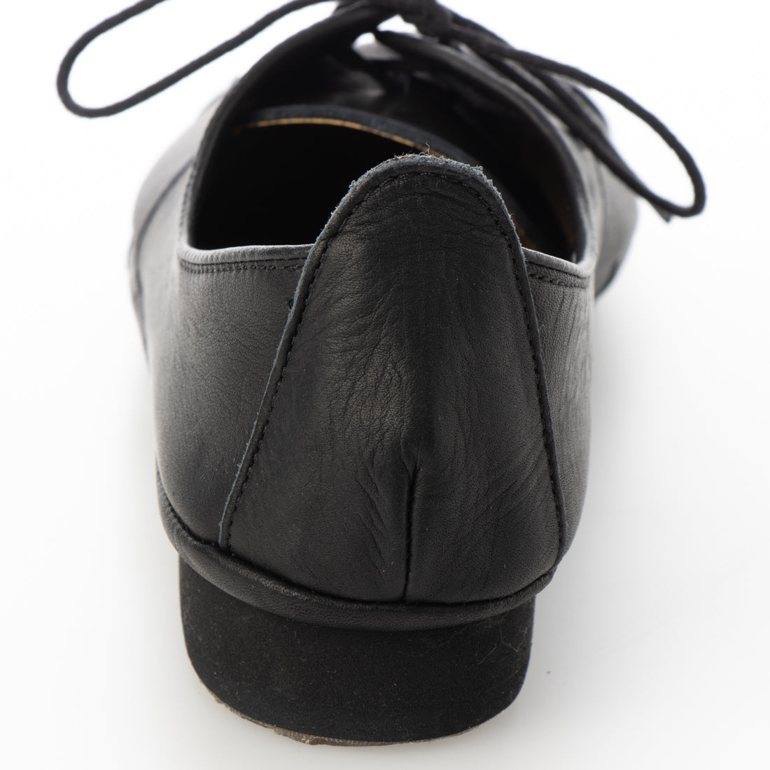 ミラスポーツ Milla sports 楽ちん 柔らかレザー レースアップ カジュアルシューズ (ブラック) ブラック