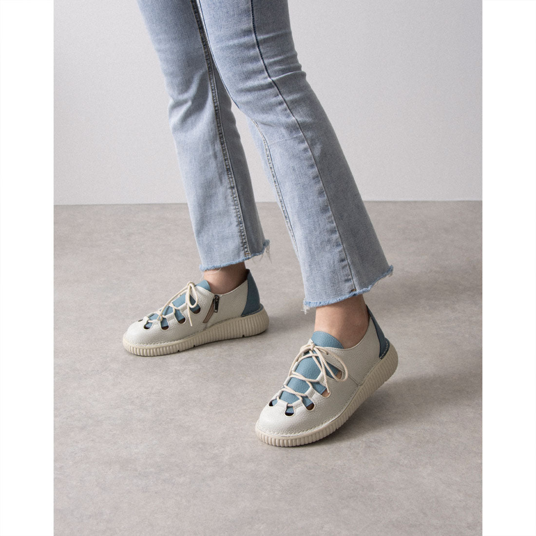 ミラスポーツ Milla sports 4E ふかふかアウトステッチソール カジュアル コンフォートシューズ