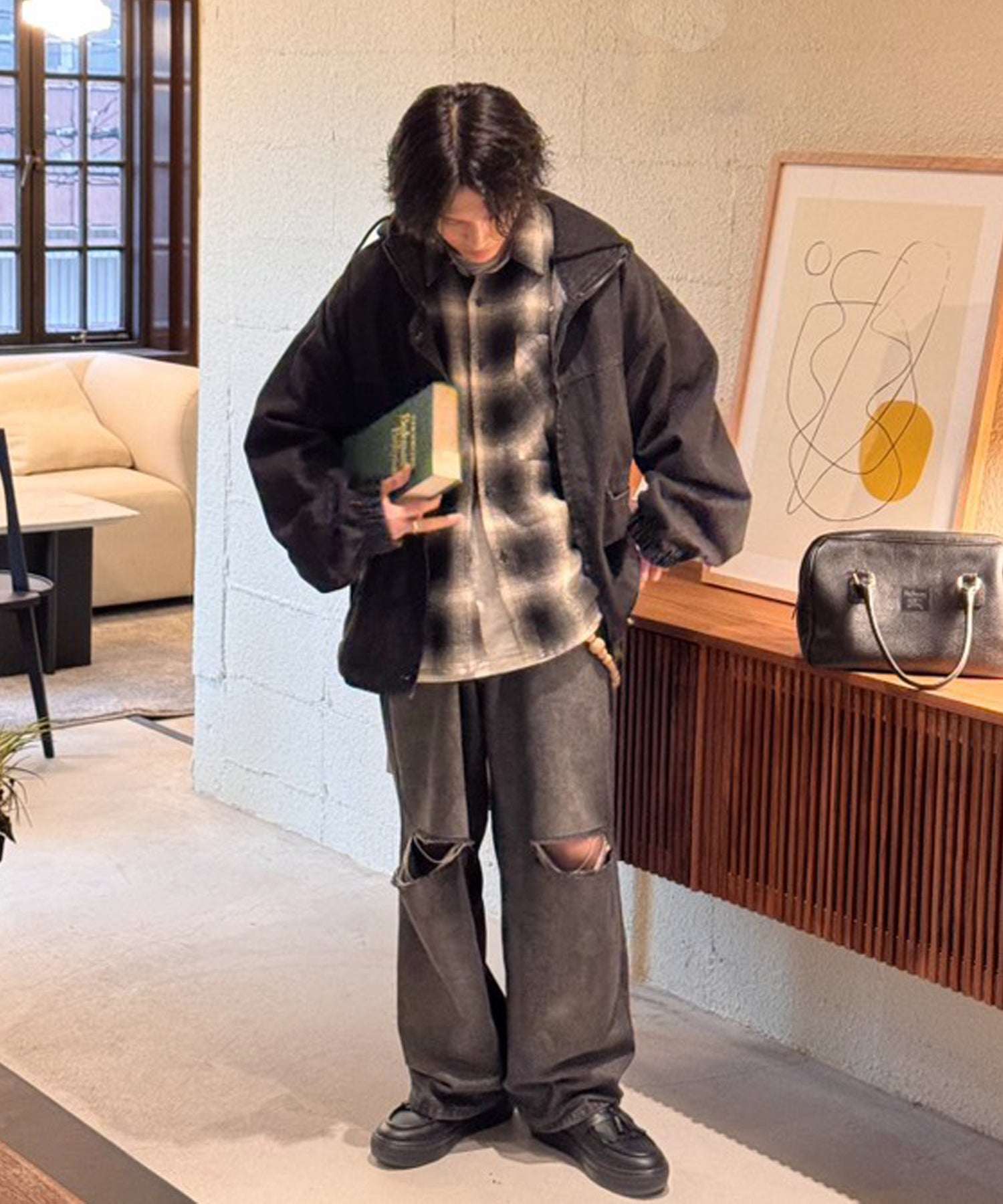 ミッドランドフットウェアーズ Midland Footwears スタイルアップソール タッセルローファー スニーカー (BL) BL