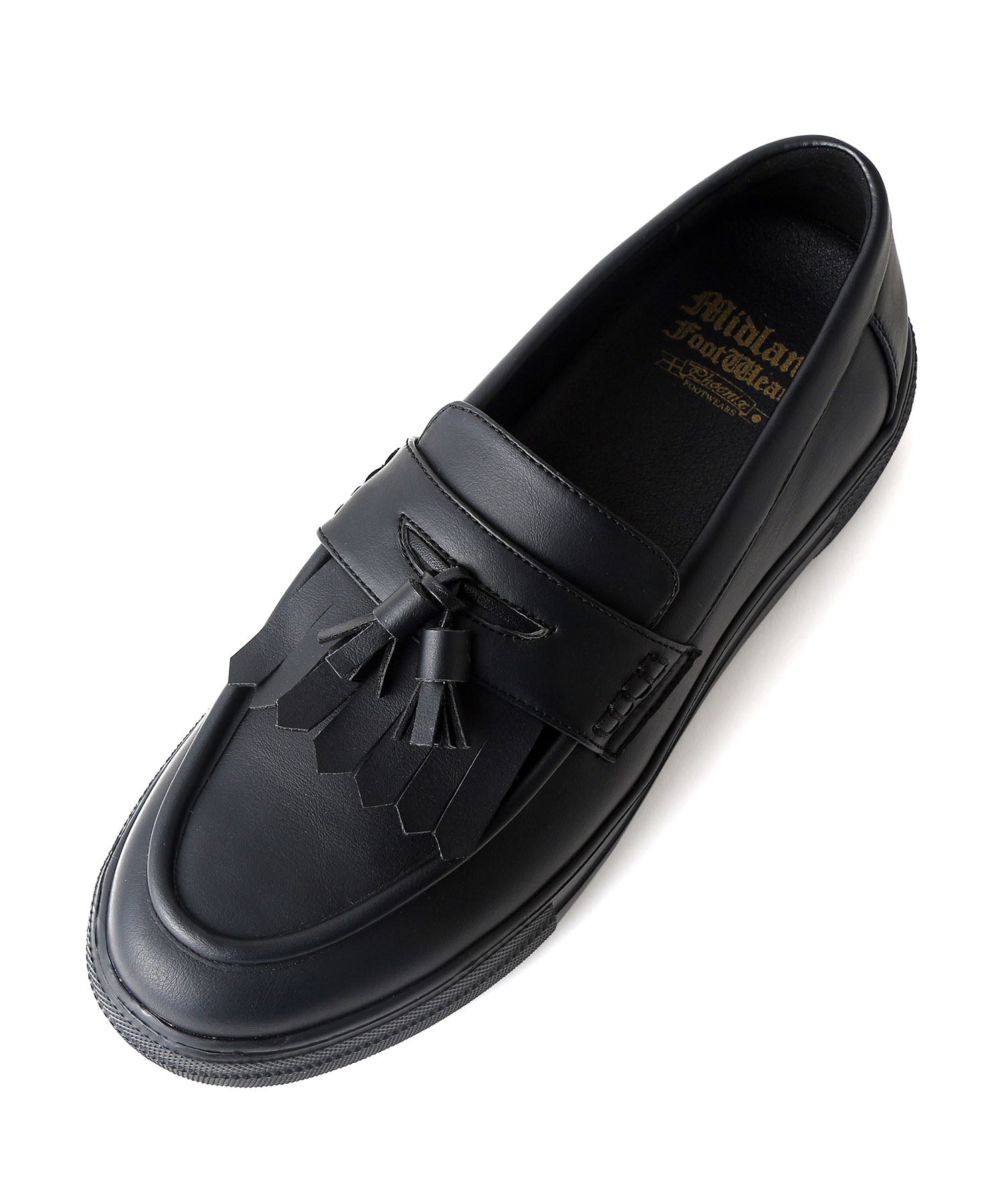 ミッドランドフットウェアーズ Midland Footwears スタイルアップソール タッセルローファー スニーカー (BL) BL