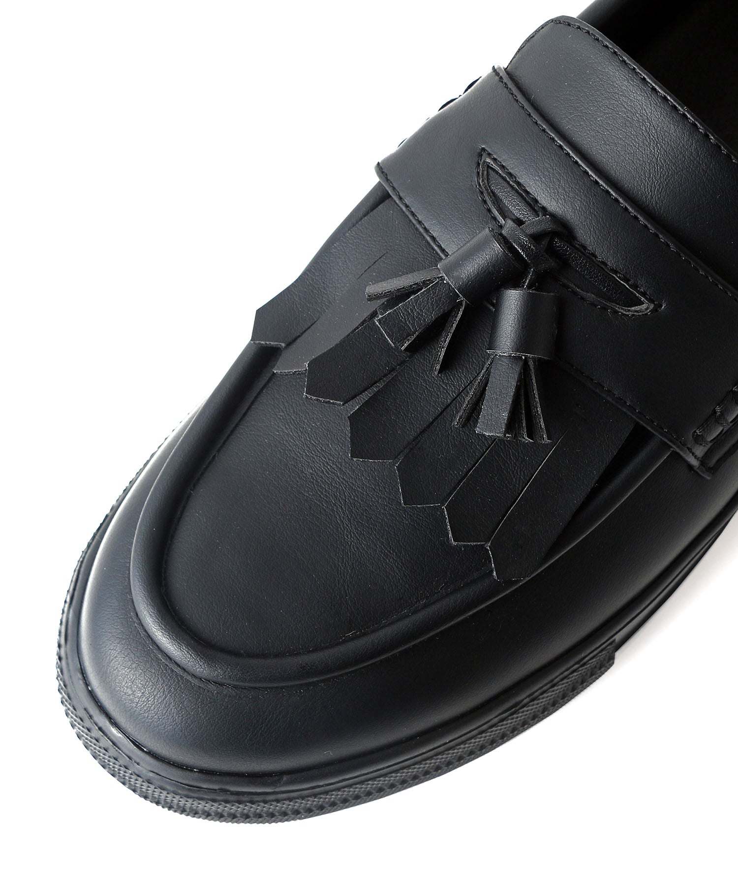 ミッドランドフットウェアーズ Midland Footwears スタイルアップソール タッセルローファー スニーカー (BL) BL