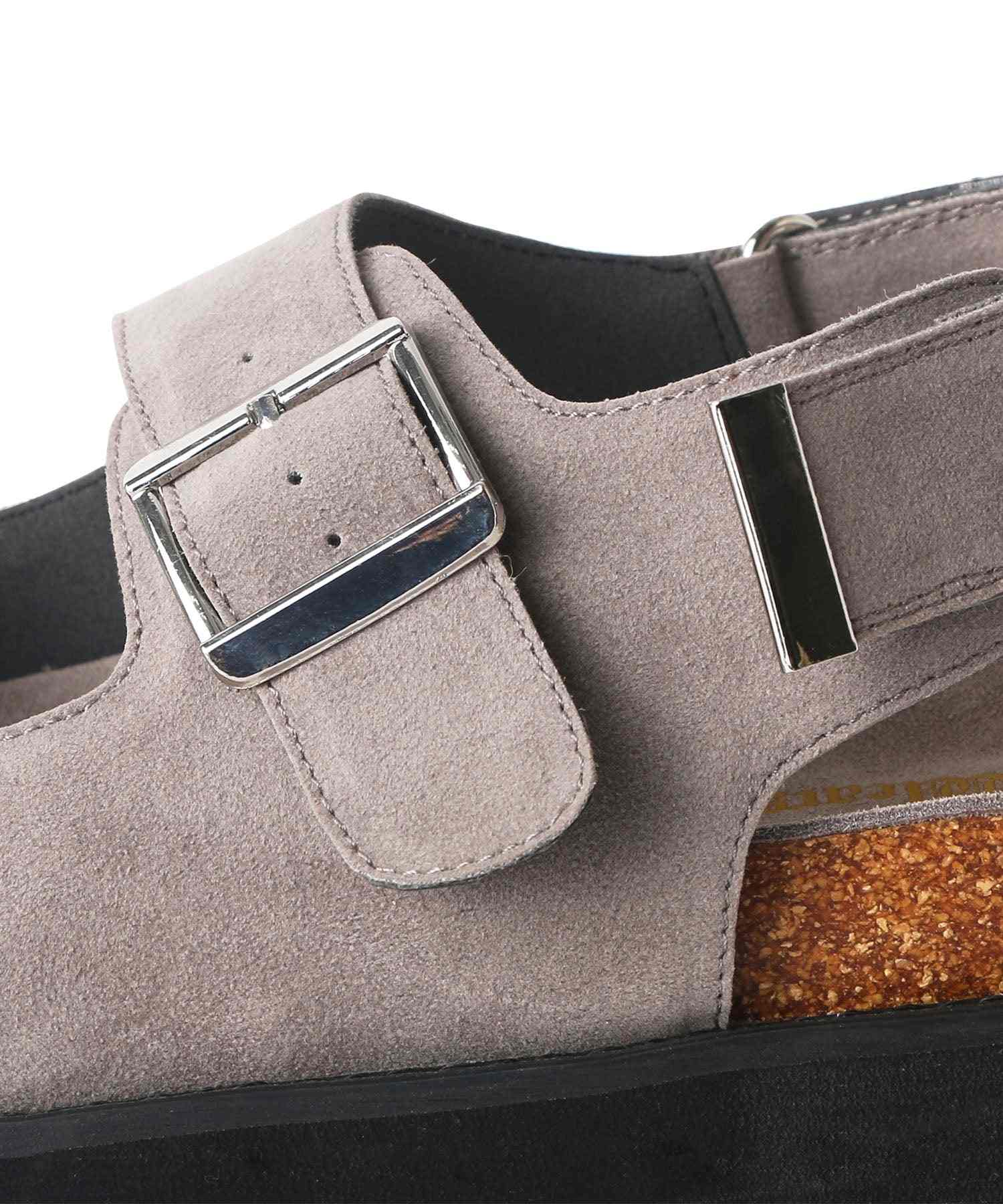 ミッドランドフットウェアーズ Midland Footwears ハイソール ダブルベルト ボリューム デザインサンダル (BG) BG