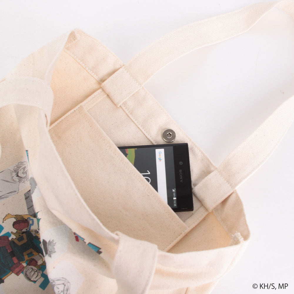 ミストフォルツァ Misto forza 【僕のヒーローアカデミア】クラックプリントキャンバストート 緑谷出久 (キナリ) キナリ