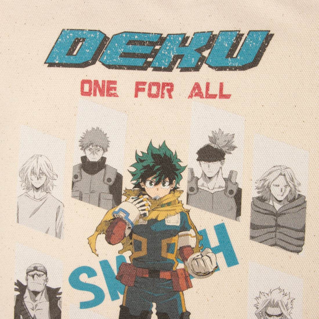 ミストフォルツァ Misto forza 【僕のヒーローアカデミア】クラックプリントキャンバストート 緑谷出久 (キナリ) キナリ