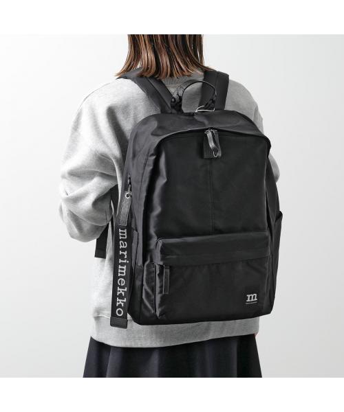 マリメッコ marimekko marimekko バックパック ZIP TOP BACKPACK SOLID 093325 (009/ブラック) 009/ブラック