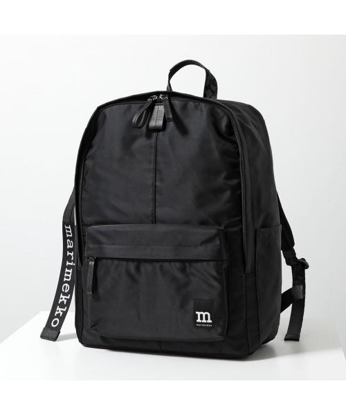 マリメッコ marimekko marimekko バックパック ZIP TOP BACKPACK SOLID 093325 (009/ブラック) 009/ブラック