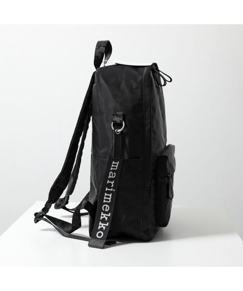 マリメッコ marimekko marimekko バックパック ZIP TOP BACKPACK SOLID 093325 (009/ブラック) 009/ブラック