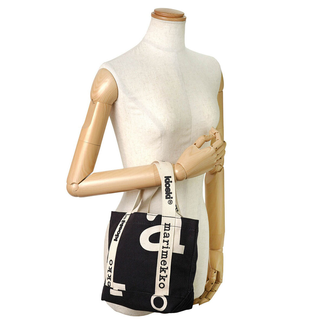 マリメッコ marimekko トートバッグ 092250 910 (ブラック/ホワイト) ブラック/ホワイト