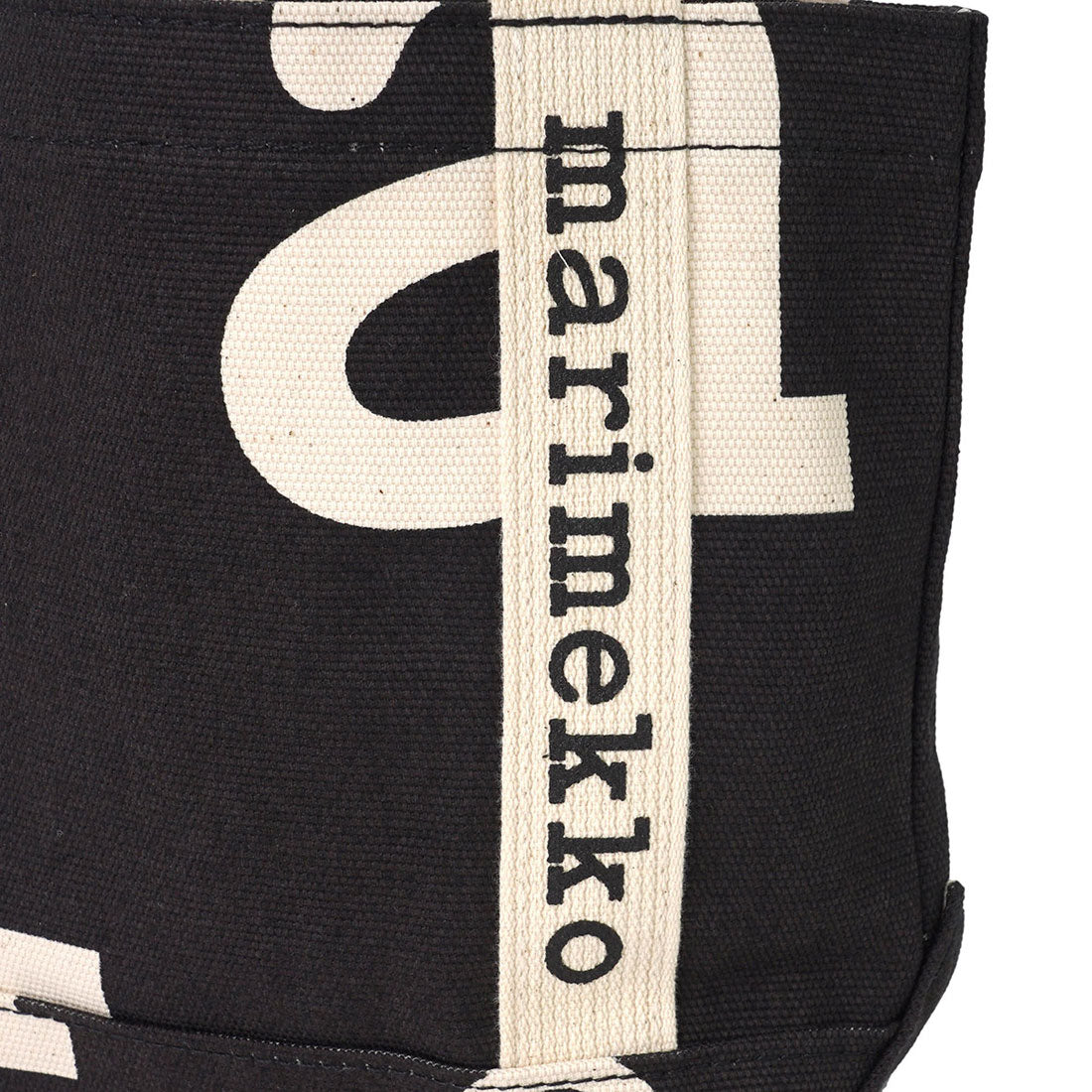 マリメッコ marimekko トートバッグ 092250 910 (ブラック/ホワイト) ブラック/ホワイト