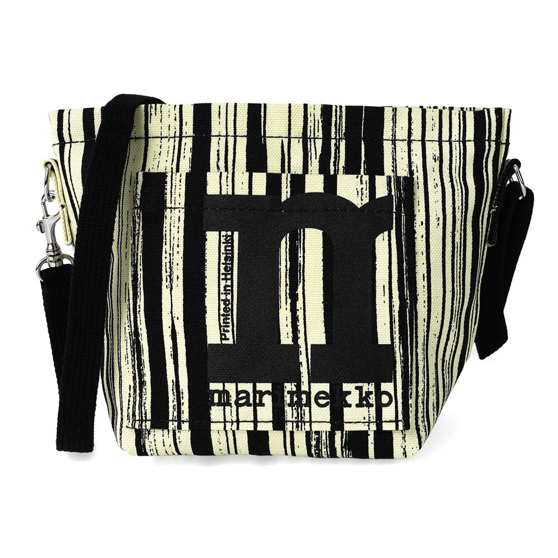 マリメッコ marimekko ショルダーバッグ モノ ミニ クロスボディ シルエット ショルダーバッグ 093280 290 LIGHT YELLOW/BLACK