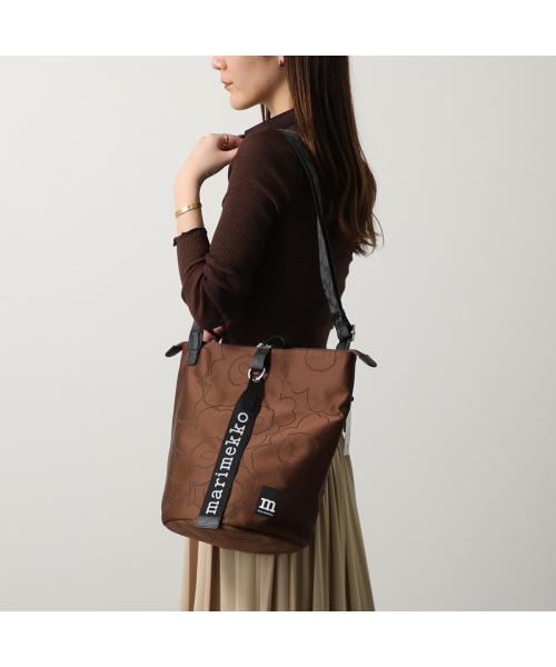 マリメッコ marimekko marimekko バッグ ALL DAY BUCKET PIIRTO UNIKKO 093943 (890/ブラウン) 890/ブラウン