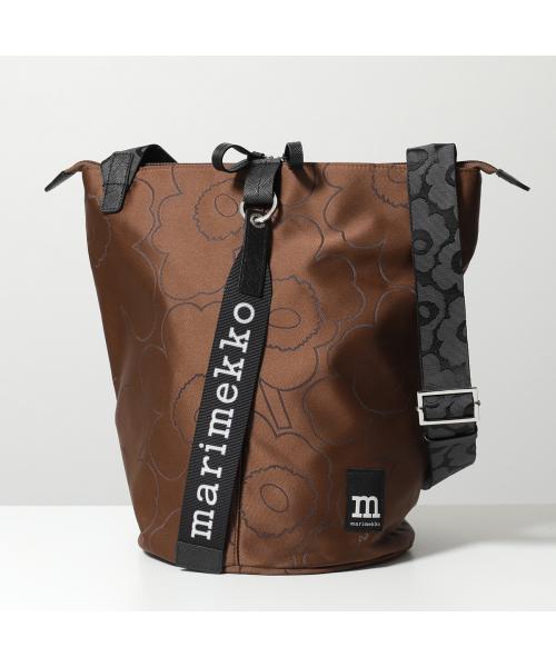 マリメッコ marimekko marimekko バッグ ALL DAY BUCKET PIIRTO UNIKKO 093943 (890/ブラウン) 890/ブラウン