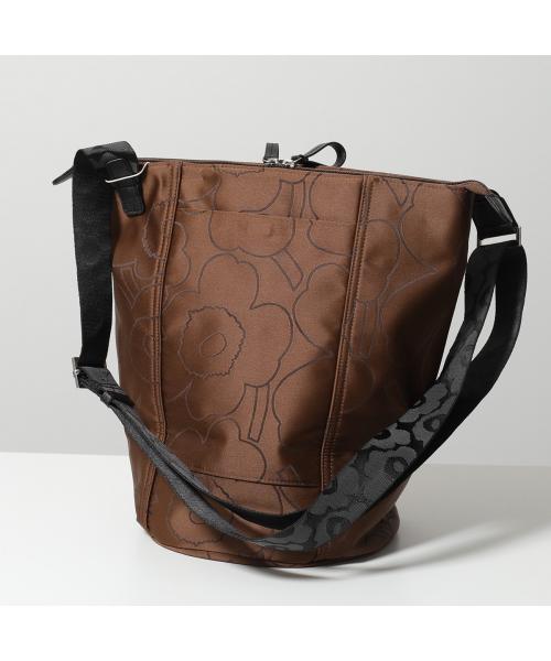 マリメッコ marimekko marimekko バッグ ALL DAY BUCKET PIIRTO UNIKKO 093943 (890/ブラウン) 890/ブラウン