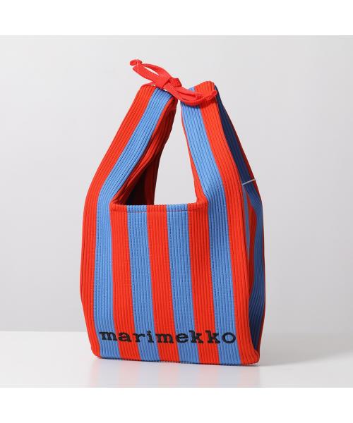 マリメッコ marimekko marimekko ハンドバッグ Knitted Mini Tote Merirosvo 094144 (530/レッド×ブルー) 530/レッド×ブルー