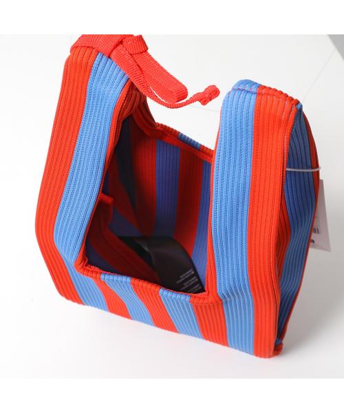 マリメッコ marimekko marimekko ハンドバッグ Knitted Mini Tote Merirosvo 094144 (530/レッド×ブルー) 530/レッド×ブルー