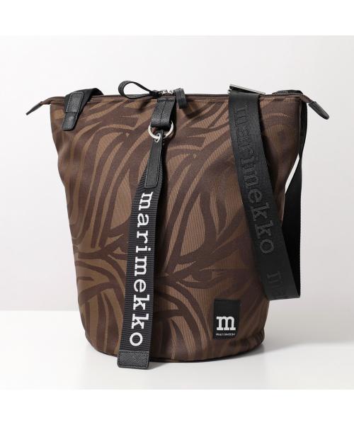 マリメッコ marimekko marimekko ショルダーバッグ All Day Bucket Jokuraita 094613 (880/ブラウン) 880/ブラウン